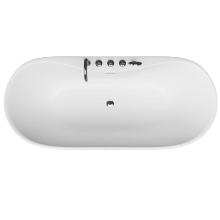 Ванна пристенная Grossman Classic GR-12502-1 (170х75х58) со смесителем на борту,1 место