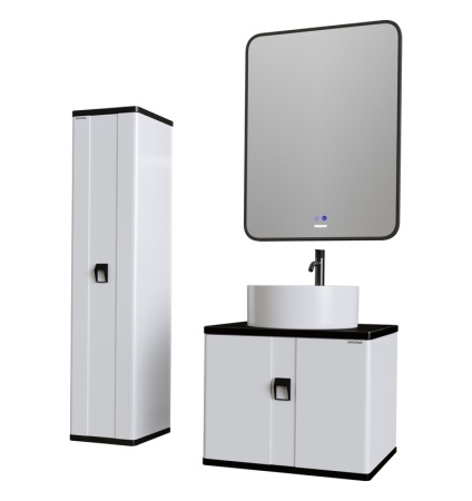 Столешница "НОРМА-60 см" черная (искусственный камень)