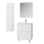 Тумба напольная "АДЕЛЬ-НОРМА-70 см" с 2-я ящ. белый глянец (ум. Aдель-70)