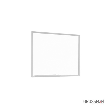 Зеркало Grossman ЛОФТ-90 см с полкой белое