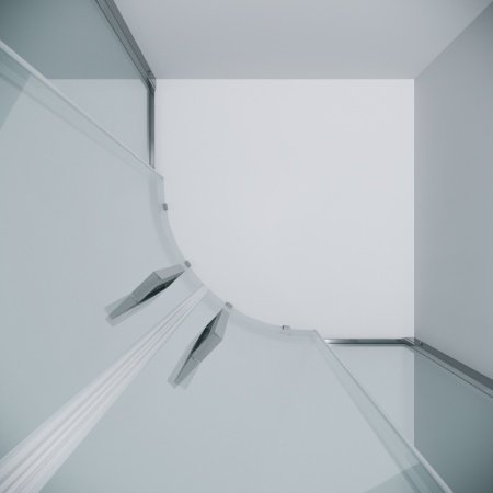 Душевое ограждение Grossman Cosmo 301.K33.02.8080.10.00 (80х80х195) четверть круга,раздвижная,хром,стекло прозрачное, 1 место