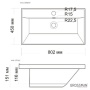 Раковина КЛАССИКА-80 см