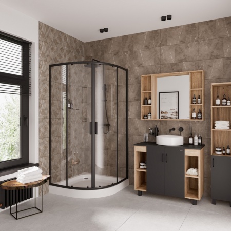 Душевой уголок Niagara NG 6807-08 Black