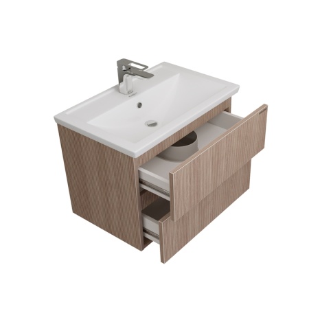 Тумба подвесная "ЮНИТ-70 см" с 2-я ящ. кадена вуд (ум.Фостер-70)