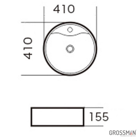 Раковина Grossman GR-3012