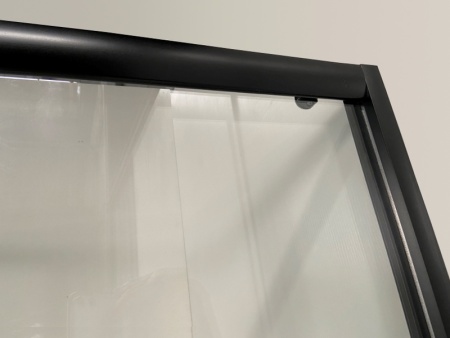 Душевой уголок Niagara Eco NG-008-14Q BLACK (80х80х195) низкий поддон(13см),черный,стекло мозаика,2 места