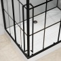Душевая кабина Niagara Standart ST120/80/15QR/KL/BKT (120х80х225) поддон низкий(15см),черный,стекло прозрачное,3 места
