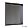 Зеркало Grossman СМАРТ-60 см графит с полкой