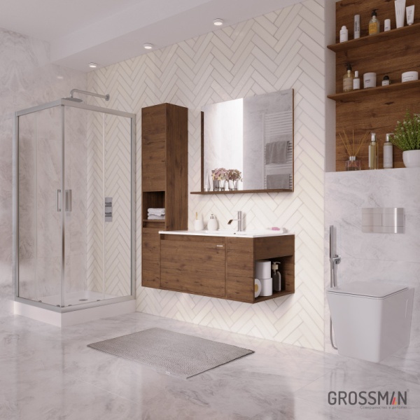 Тумба подвесная Grossman ТЕНЗА-85 см веллингтон