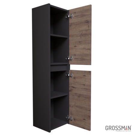 Пенал подвесной Grossman СМАРТ-30 см веллингтон/графит