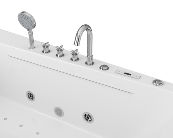 Ванна гидромассажная Grossman GR-17095R (95х170х58) г/м,а/м,хромо,подсветка,радио,1 место