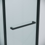 Душевое ограждение Grossman Style 100.K33.05.110.21.00-200.K33.05.100.21.00 (110х100х195) раздвижная,черный матовый,стекло прозрачное,2 места