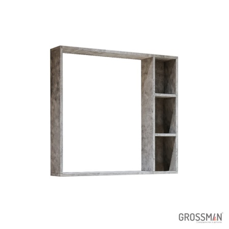 Зеркало Grossman ФАЛЬКОН-80 см бетон